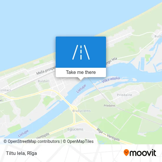 Tiltu Iela map