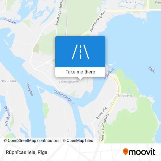 Rūpnīcas Iela map