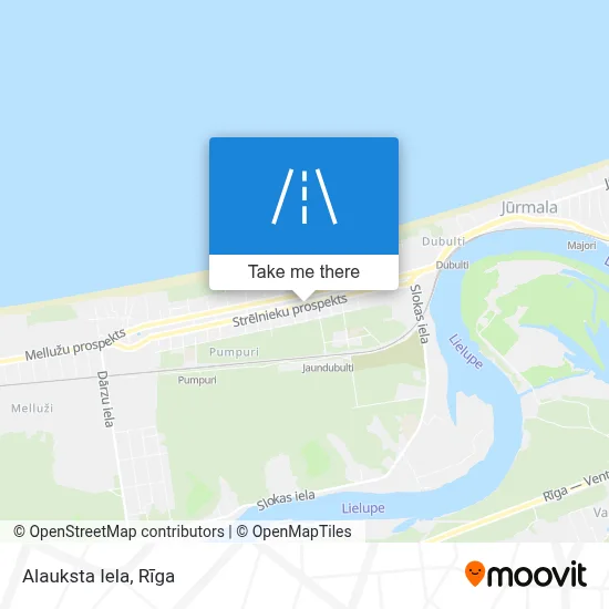 Alauksta Iela map