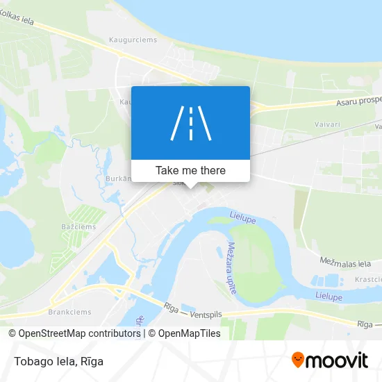 Tobago Iela map