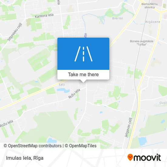 Imulas Iela map