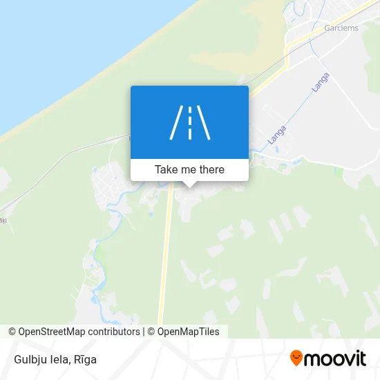 Gulbju Iela map