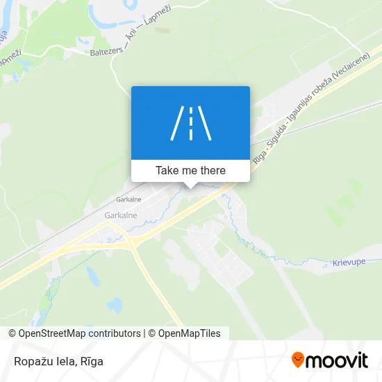 Ropažu Iela map
