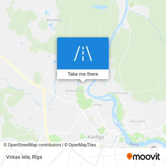 Virkas Iela map