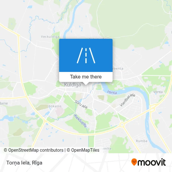 Torņa  Iela map