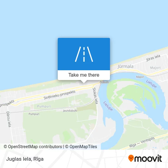 Juglas Iela map