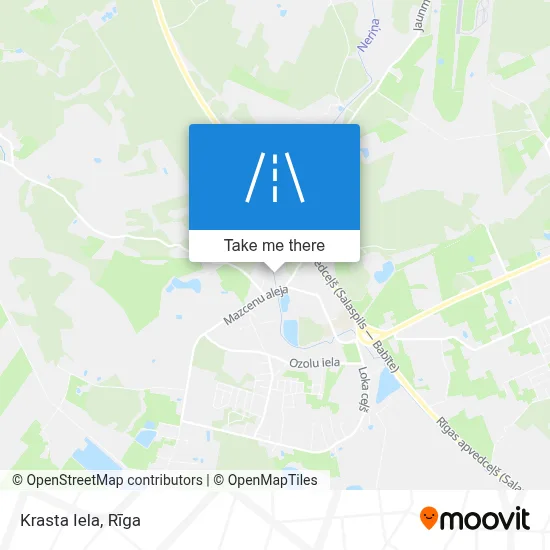 Krasta Iela map