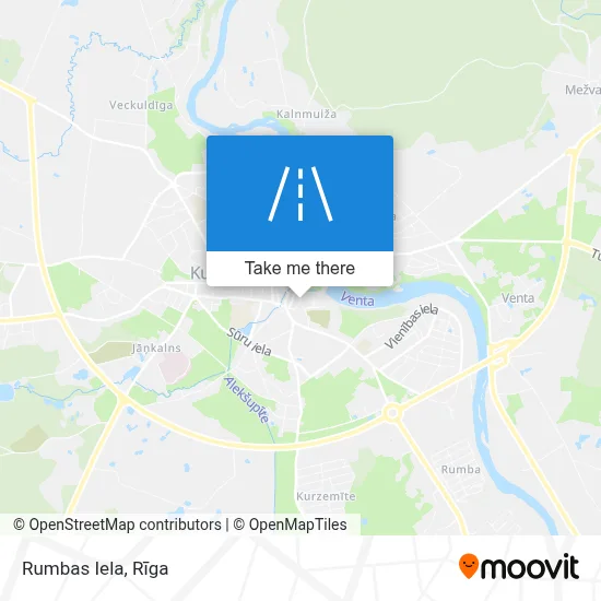 Rumbas Iela map