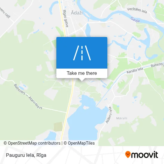 Pauguru Iela map