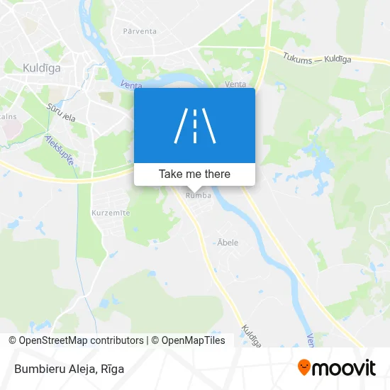 Bumbieru Aleja map