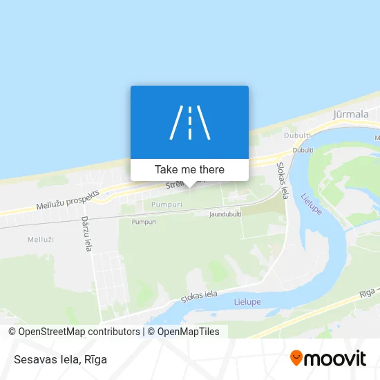 Sesavas Iela map