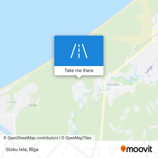 Sloku Iela map
