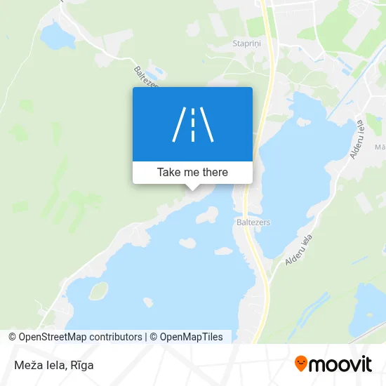 Meža Iela map
