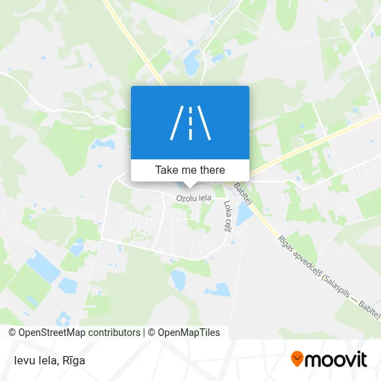 Ievu Iela map