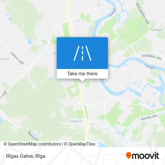 Rīgas Gatve map