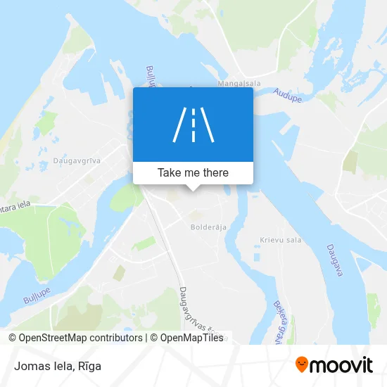 Jomas Iela map