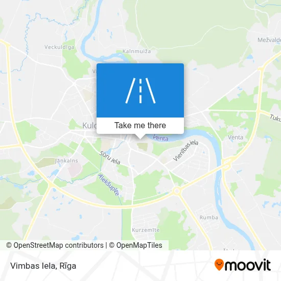 Vimbas Iela map