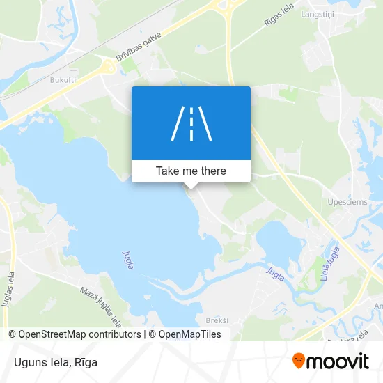 Uguns Iela map