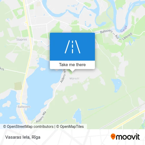 Vasaras Iela map