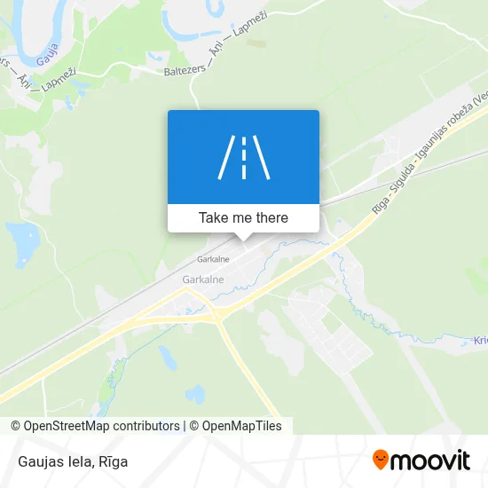 Gaujas Iela map