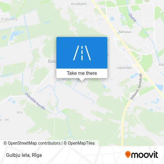 Gulbju Iela map
