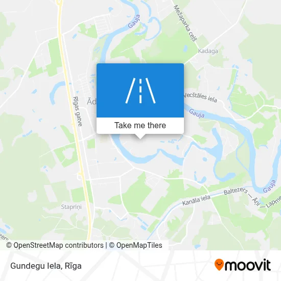 Gundegu Iela map