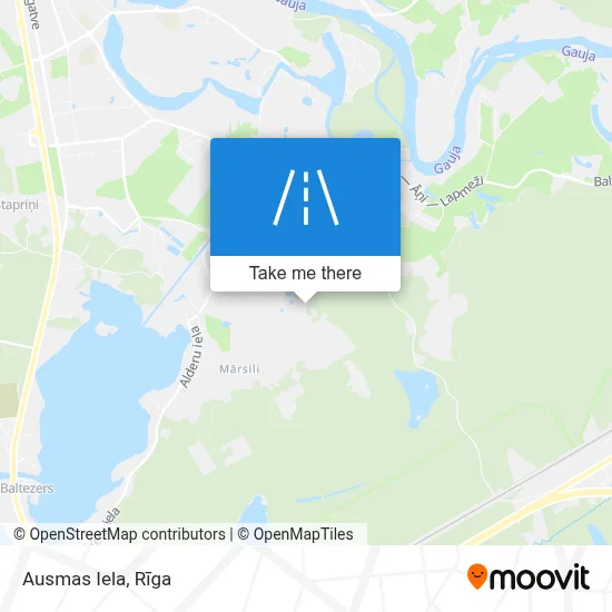 Ausmas Iela map