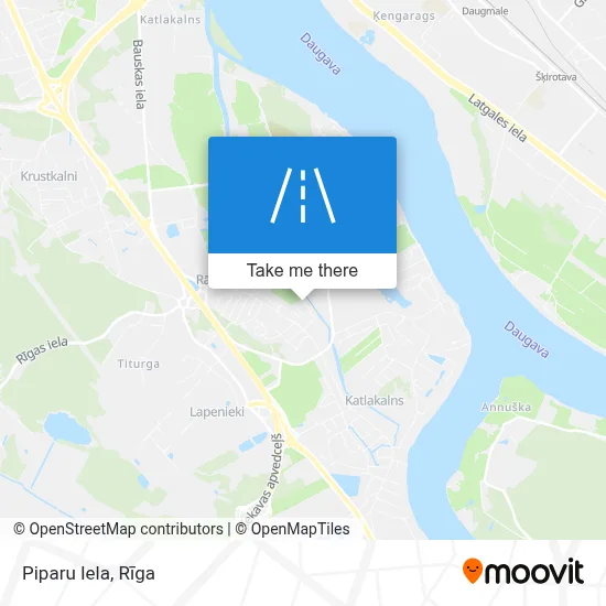 Piparu Iela map