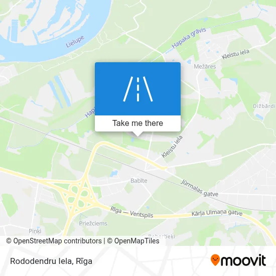 Rododendru Iela map