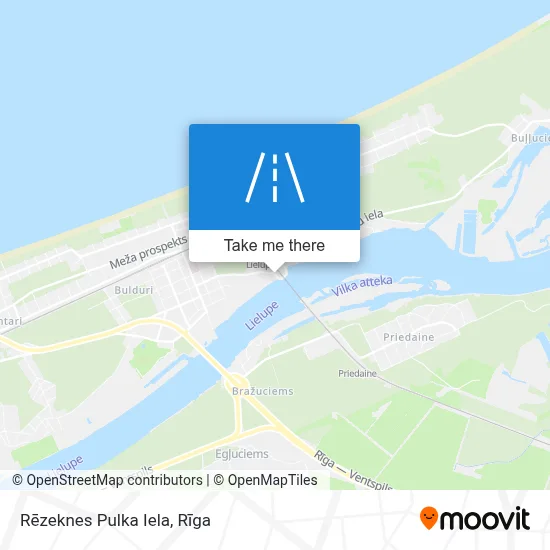 Rēzeknes Pulka Iela map