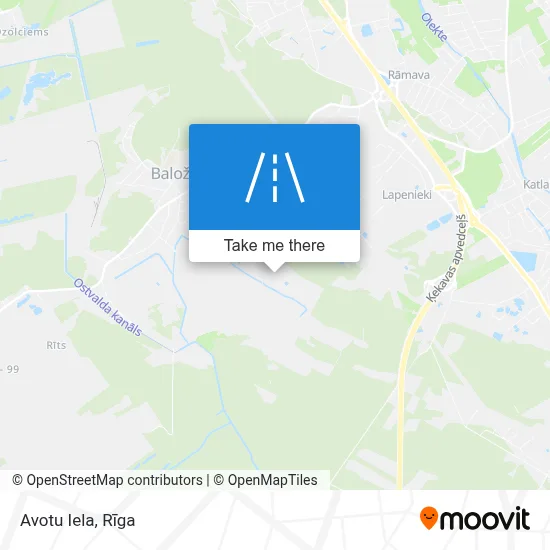 Avotu Iela map