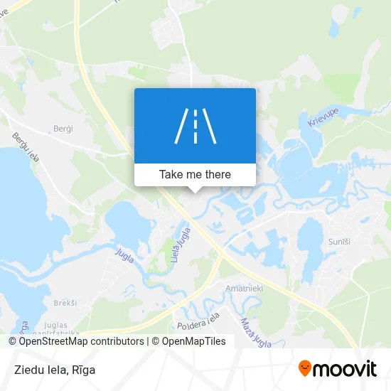 Ziedu Iela map