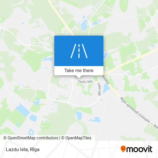 Lazdu Iela map
