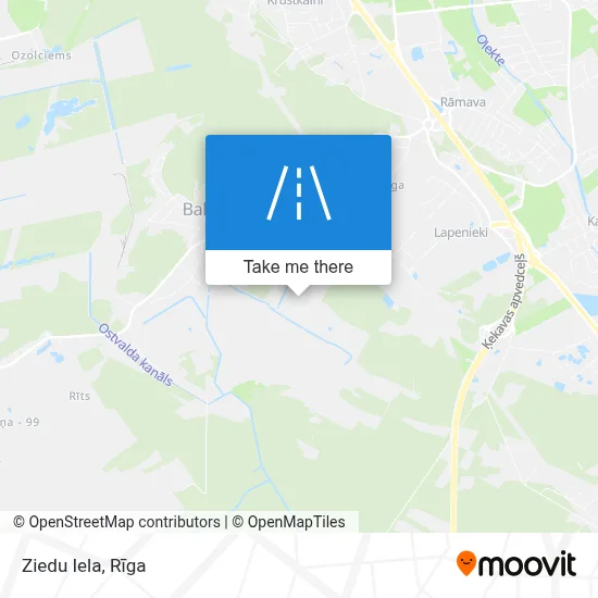 Ziedu Iela map