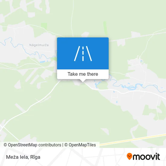 Meža Iela map