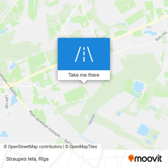 Straupes Iela map