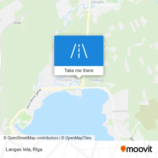 Langas Iela map