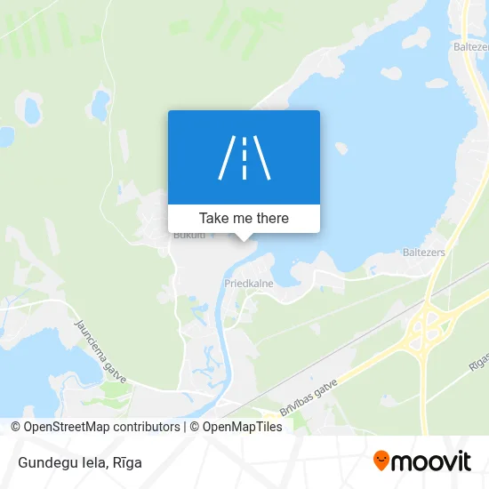 Gundegu Iela map