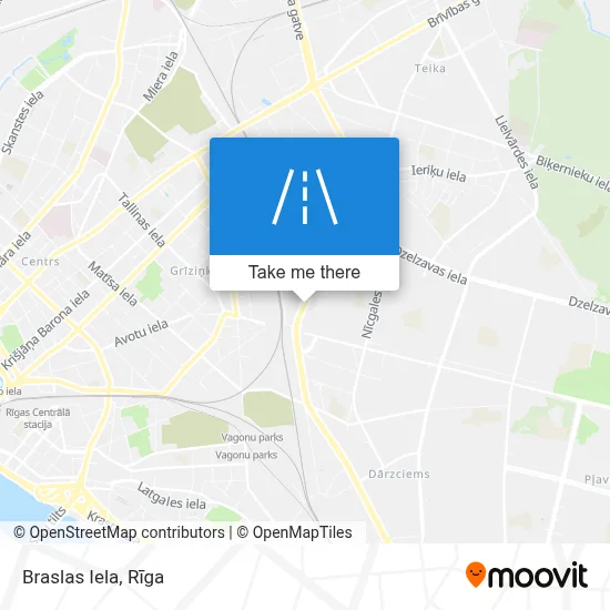 Braslas Iela map