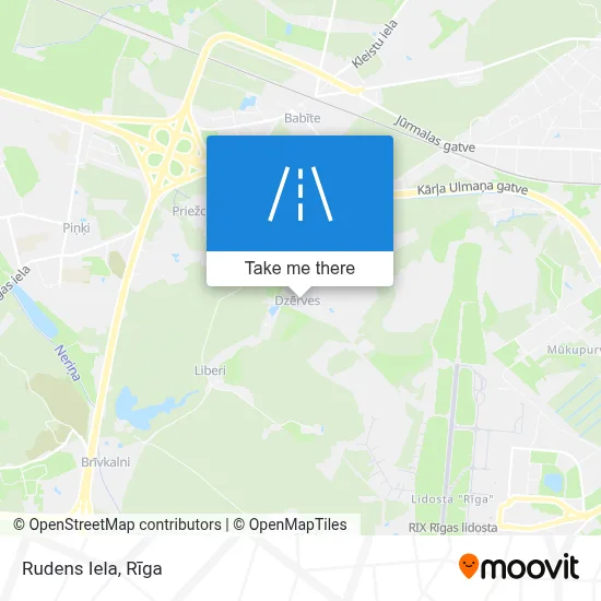 Rudens Iela map