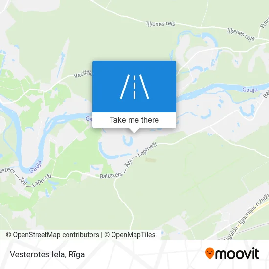 Vesterotes Iela map