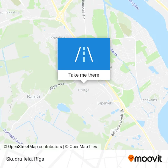 Skudru Iela map