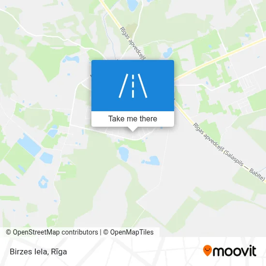 Birzes Iela map
