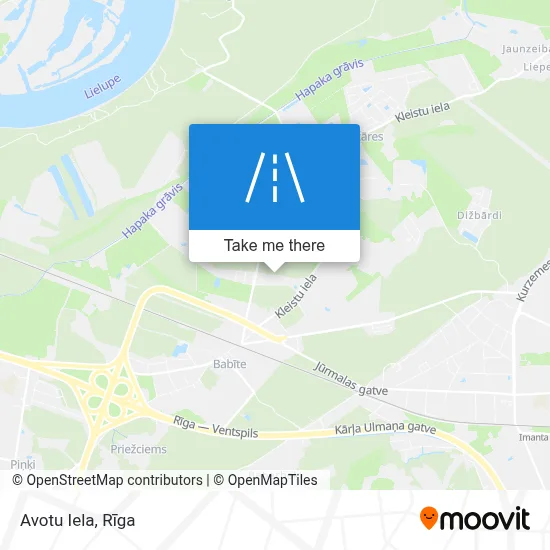 Avotu Iela map