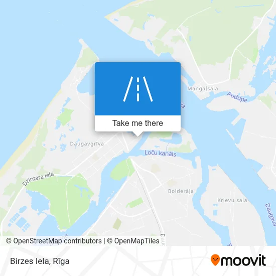 Birzes Iela map