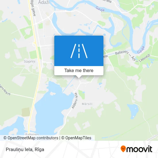 Prauliņu Iela map