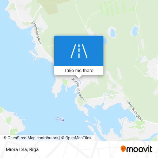 Miera Iela map