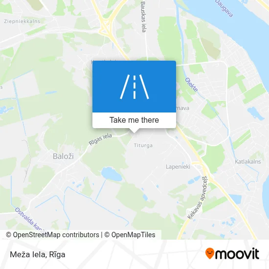 Meža Iela map
