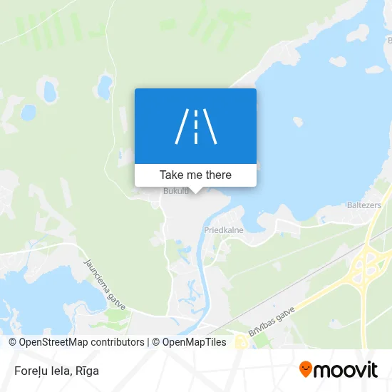 Foreļu Iela map
