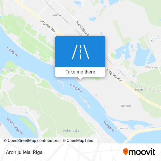 Aroniju Iela map